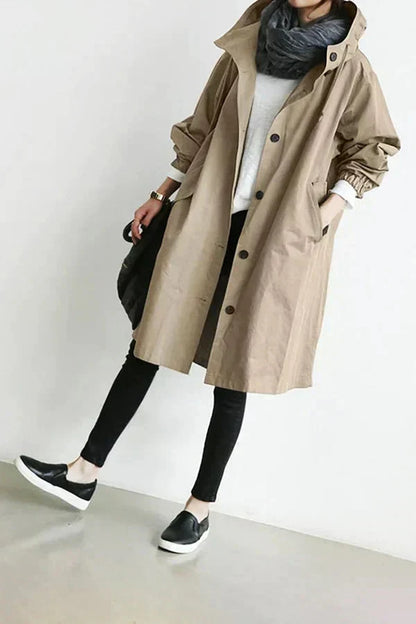 Women's Waterproof Hooded Rain Jacket