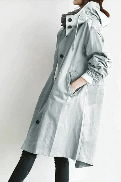 Women's Waterproof Hooded Rain Jacket