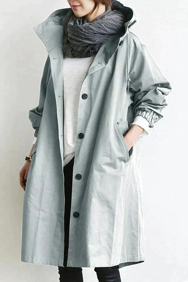 Women's Waterproof Hooded Rain Jacket