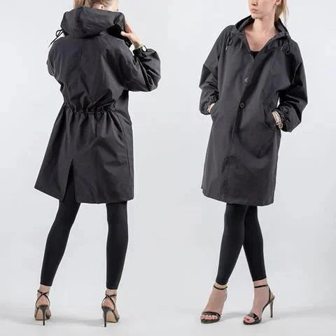 Women's Waterproof Hooded Rain Jacket