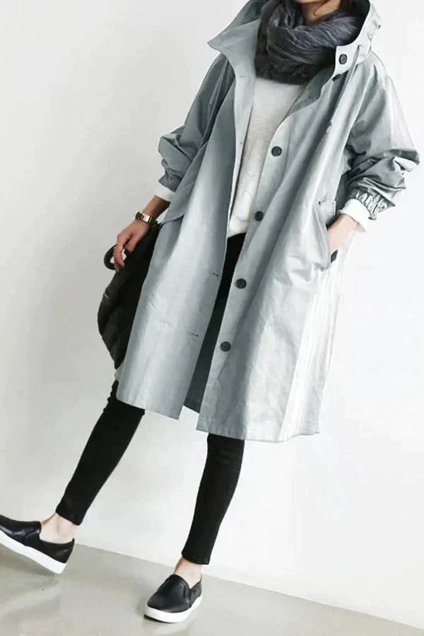 Women's Waterproof Hooded Rain Jacket