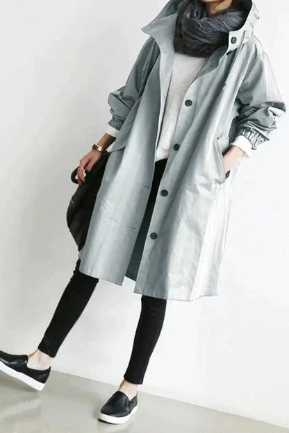 Women's Waterproof Hooded Rain Jacket