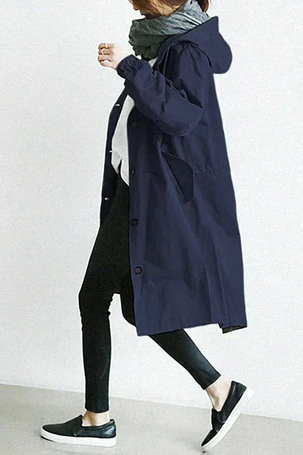 Women's Waterproof Hooded Rain Jacket