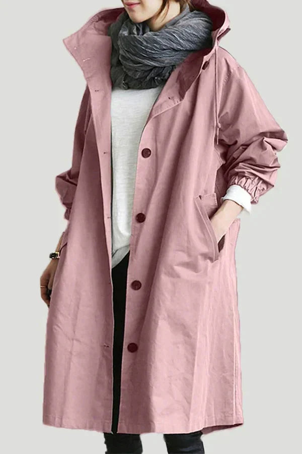 Women's Waterproof Hooded Rain Jacket