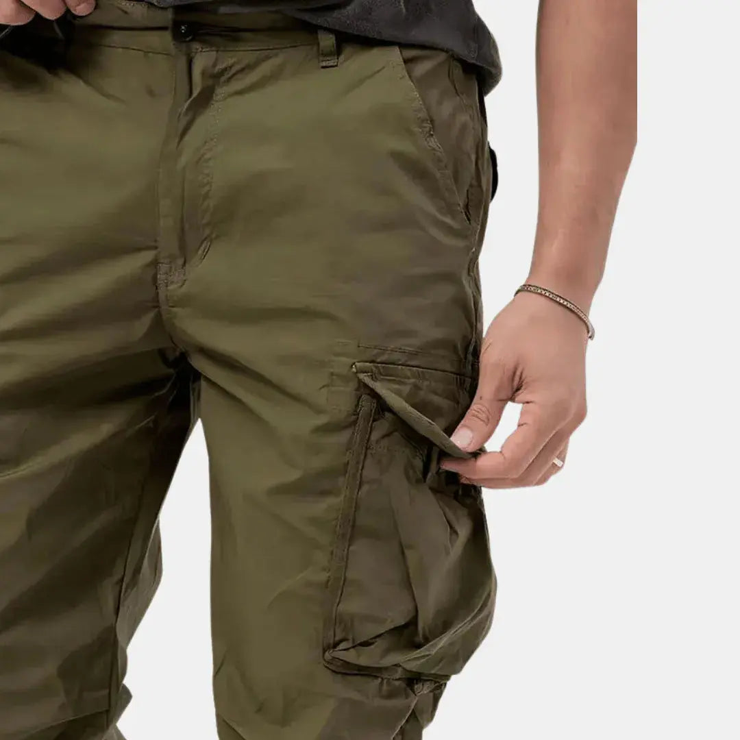 Men's Cargo Pants Elastic Cuff