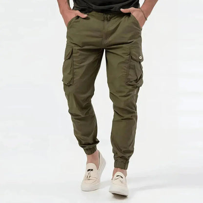 Men's Cargo Pants Elastic Cuff