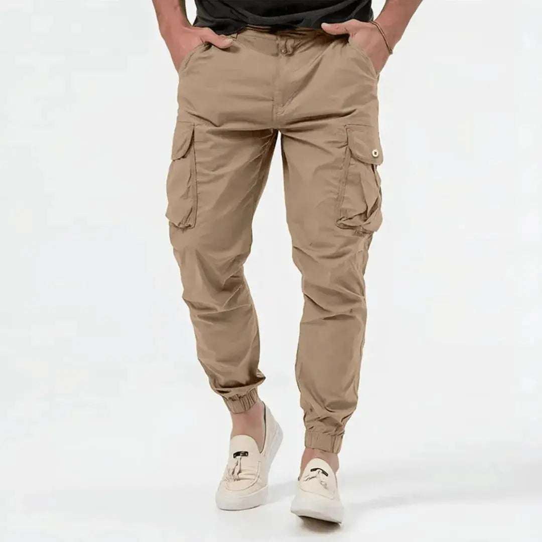 Men's Cargo Pants Elastic Cuff