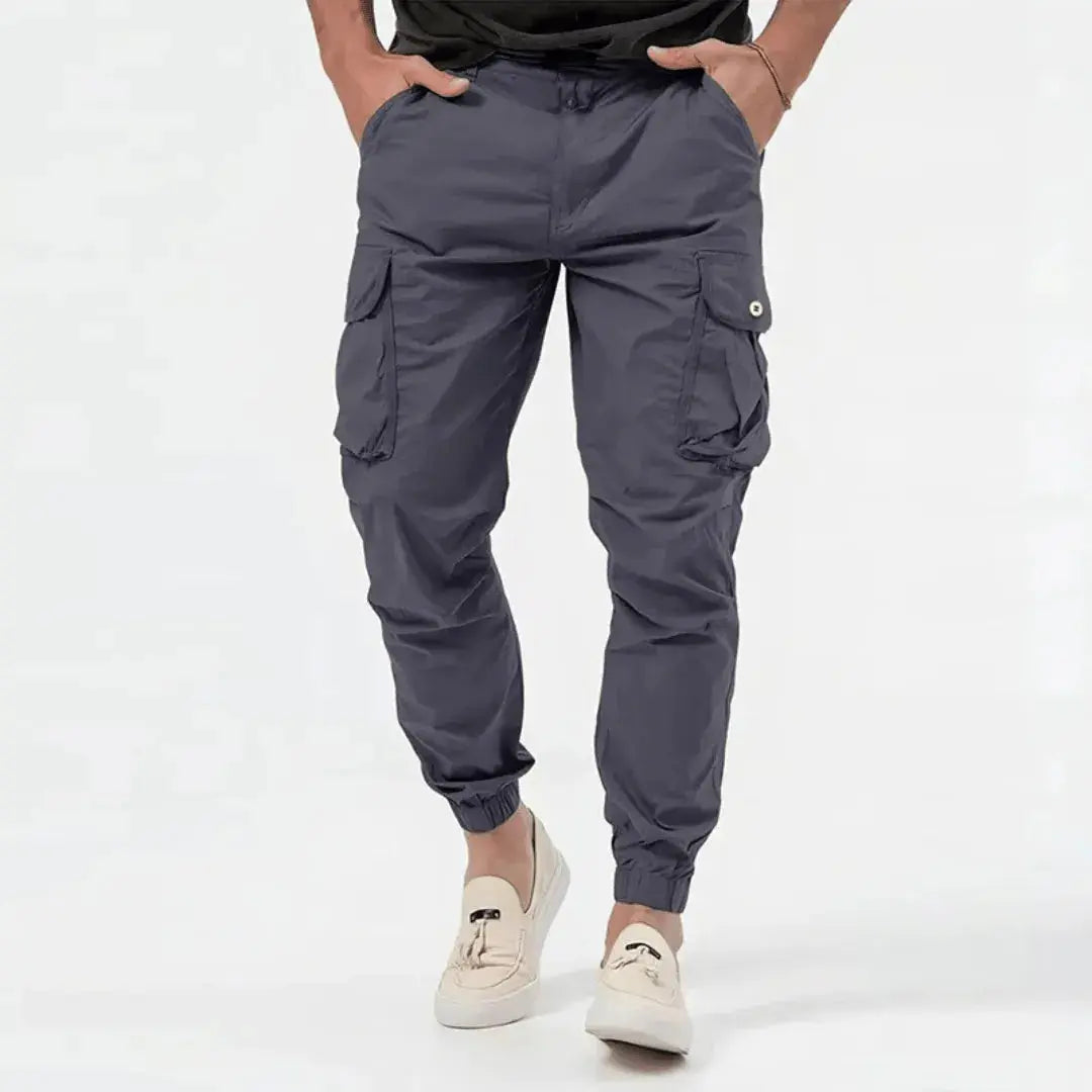 Men's Cargo Pants Elastic Cuff