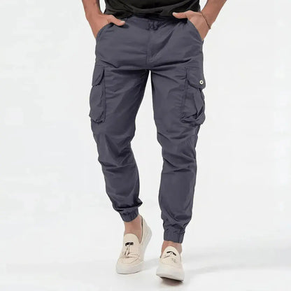 Men's Cargo Pants Elastic Cuff