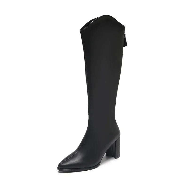 Comfortable High Heel Supportive Ankle Boots