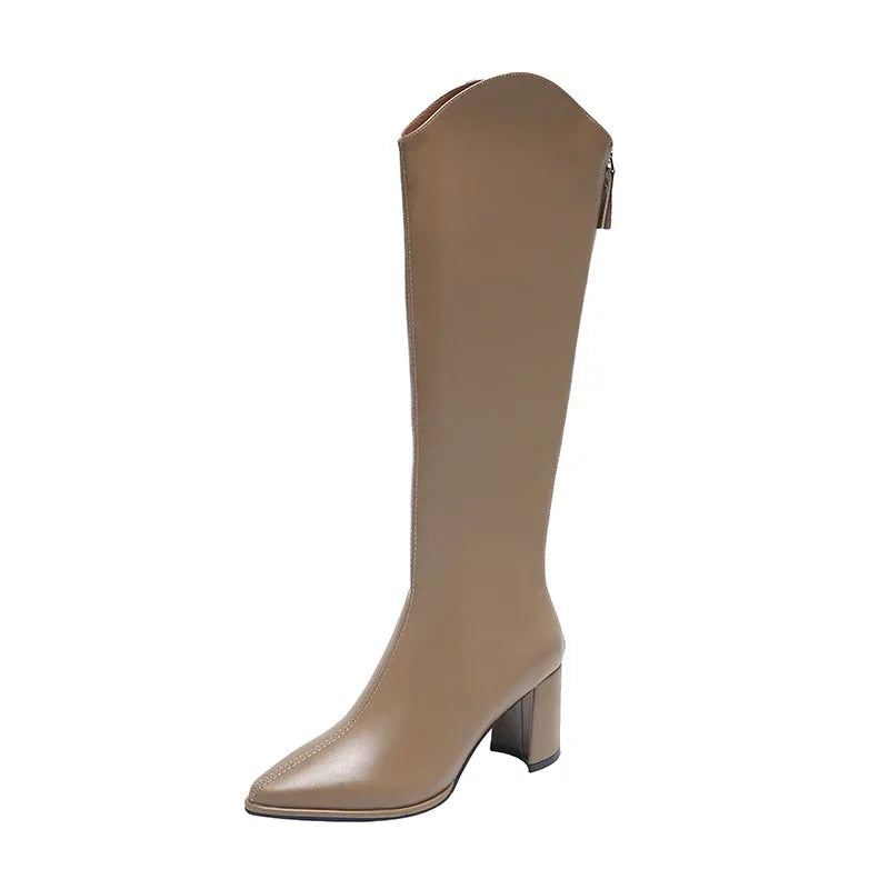 Comfortable High Heel Supportive Ankle Boots
