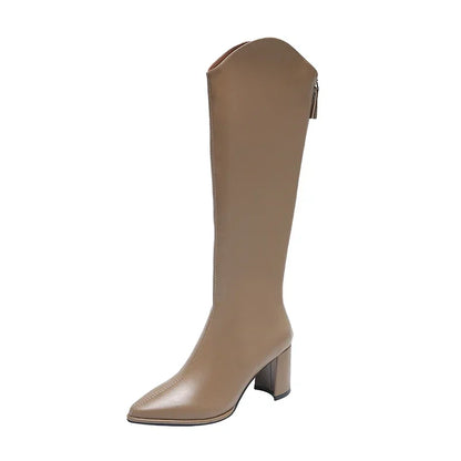 Comfortable High Heel Supportive Ankle Boots