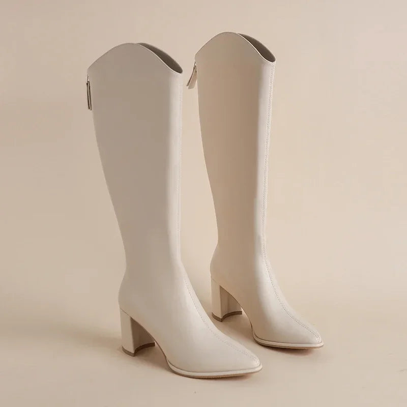 Comfortable High Heel Supportive Ankle Boots