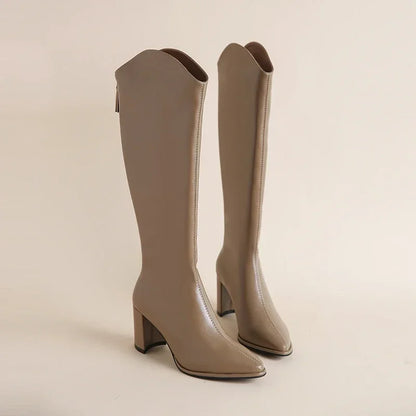 Comfortable High Heel Supportive Ankle Boots
