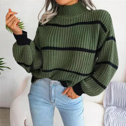 Women's Cotton Sweater Elegant Cut - VibreMode