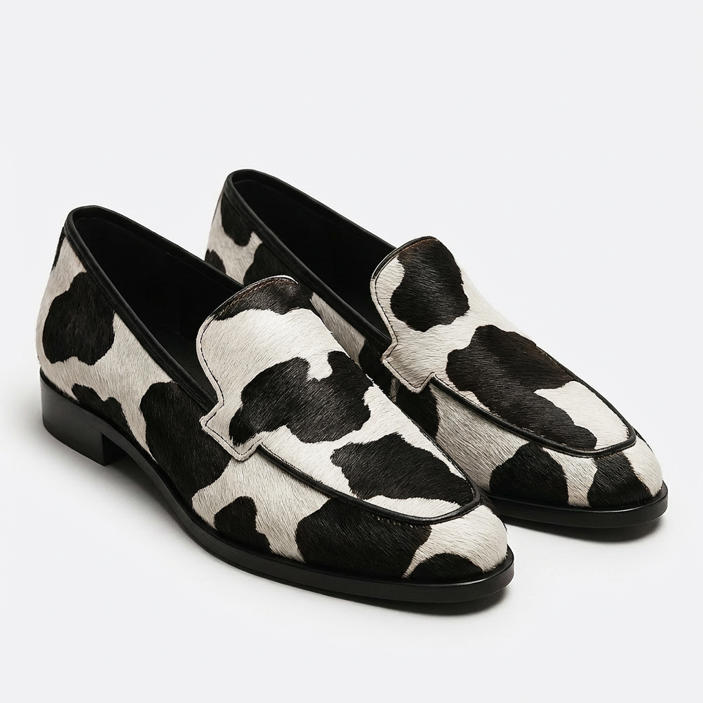 Comfy Slip On Animal Print Loafers for Women - VibreMode