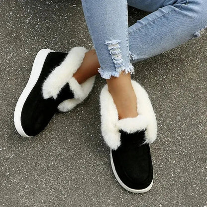 Velvet Ankle Boots for Women – Cozy & Stylish Comfort