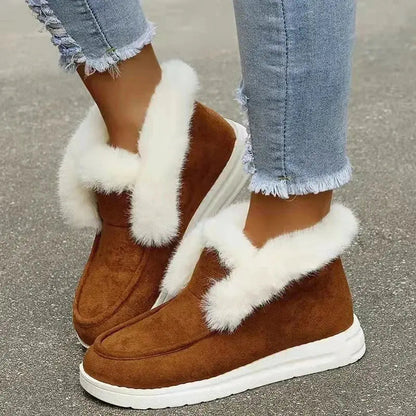 Velvet Ankle Boots for Women – Cozy & Stylish Comfort