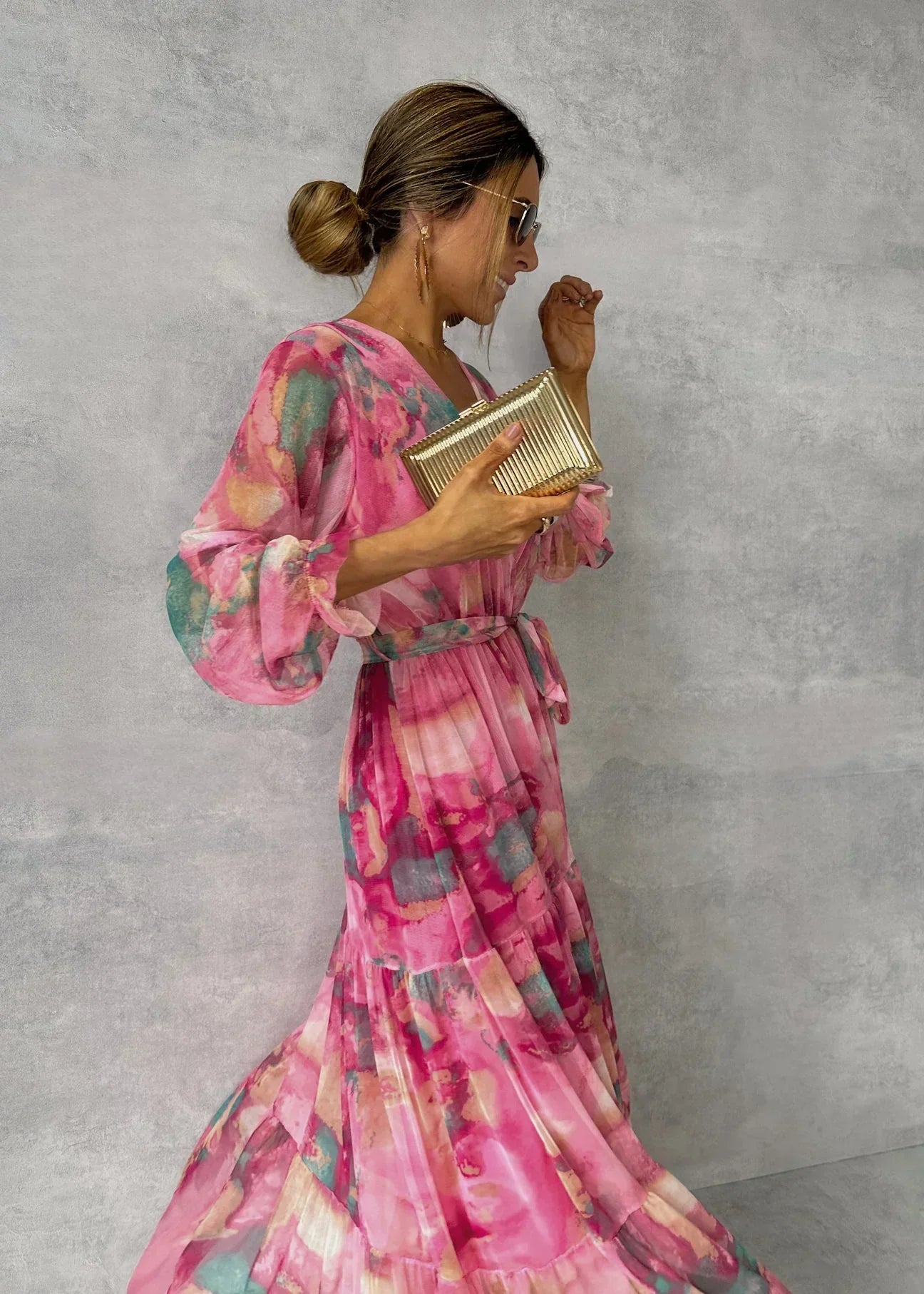 Women's Long Sleeve Summer Dress Breezy Lightweight