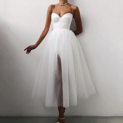 Beautiful Floor Length Formal Gown with Flowing Skirt