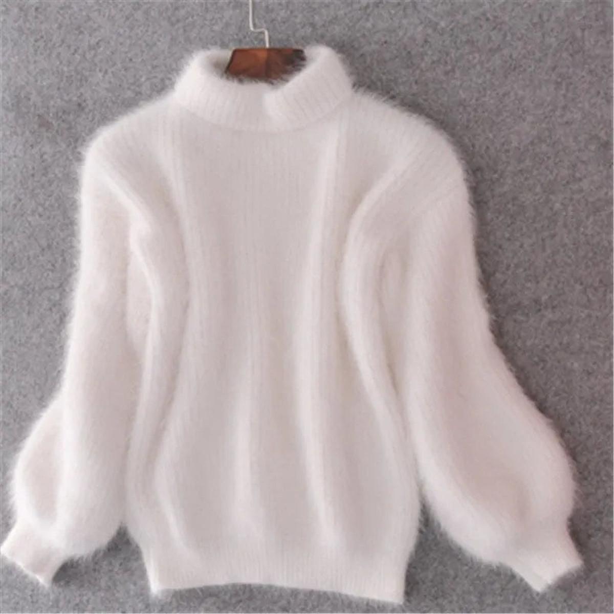 Warm Women's Crew Neck Winter Sweater