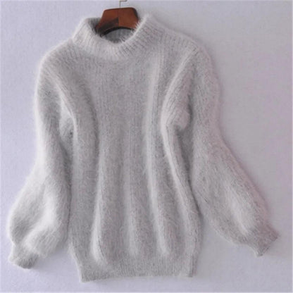 Warm Women's Crew Neck Winter Sweater