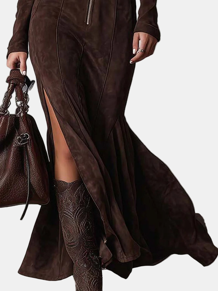 Chic High-Low Maxi Evening Dress