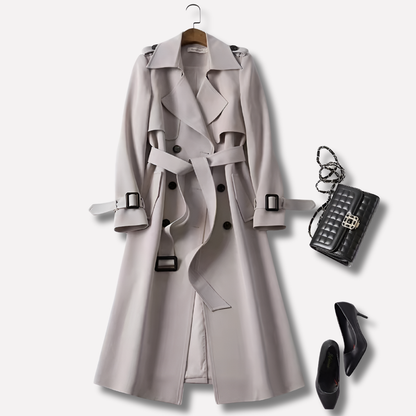 Women's Trench Coat Timeless Water Resistant Beige
