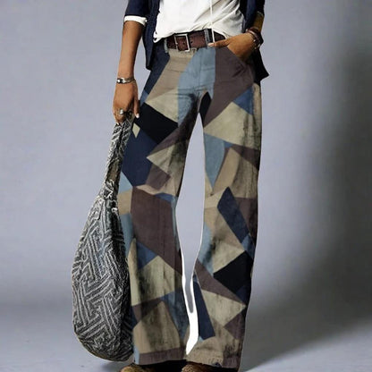 Women's Floral Print Relaxed Fit Jeans