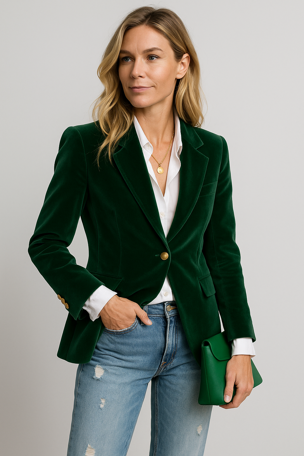 Women's Velvet Blazer - VibreMode