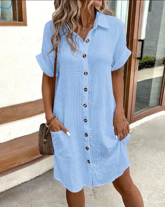 Classic Casual Cotton Dress Shirt
