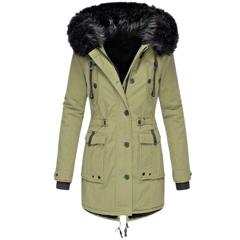 Women's Winter Coat Hooded Warm - VibreMode