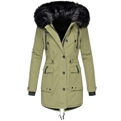 Women's Winter Coat Hooded Warm - VibreMode
