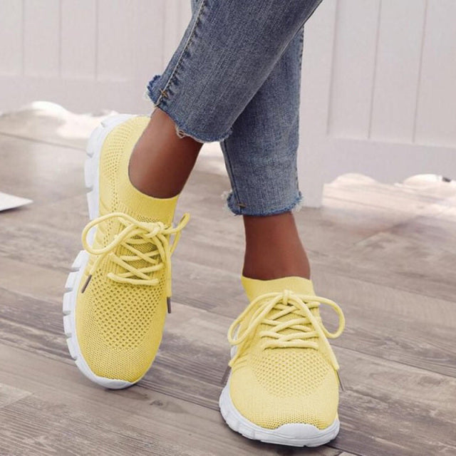 Comfortable Air Mesh Walking Shoes Women's Lightweight Sneakers