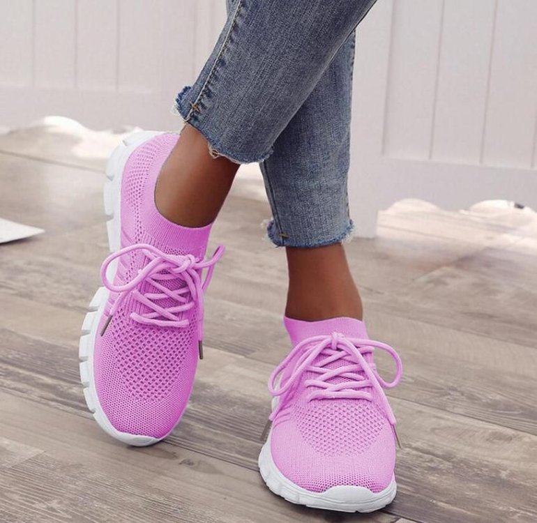 Comfortable Air Mesh Walking Shoes Women's Lightweight Sneakers