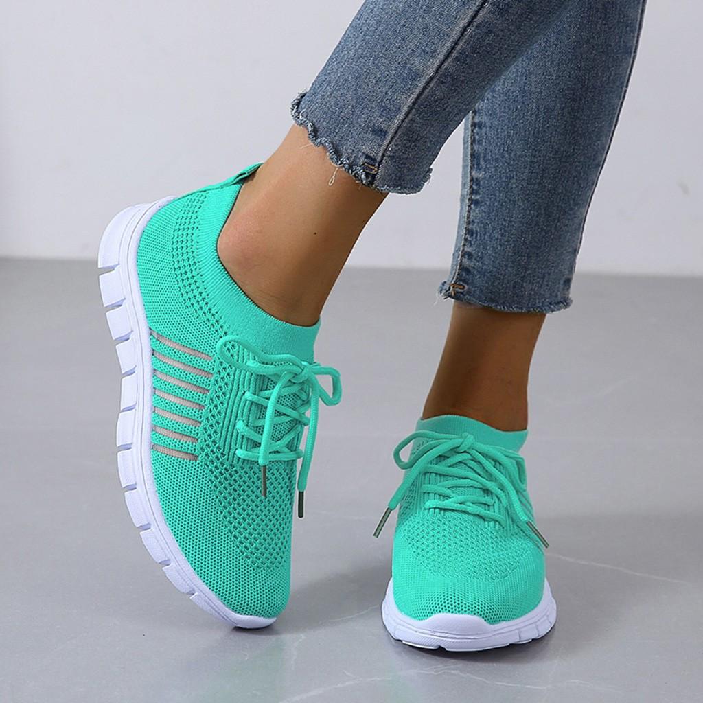 Comfortable Air Mesh Womens Walking Sneakers Lightweight Shoes