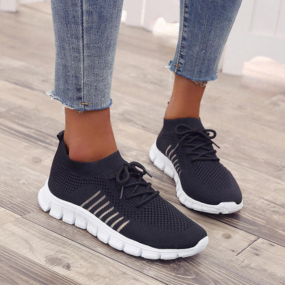 Comfortable Air Mesh Womens Walking Sneakers Lightweight Shoes
