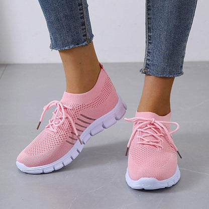 Comfortable Air Mesh Womens Walking Sneakers Lightweight Shoes