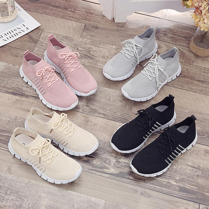 Comfortable Air Mesh Womens Walking Sneakers Lightweight Shoes