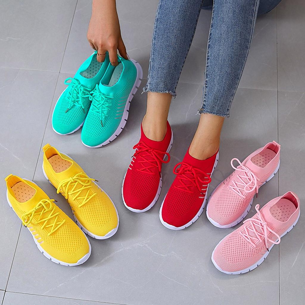 Comfortable Air Mesh Womens Walking Sneakers Lightweight Shoes