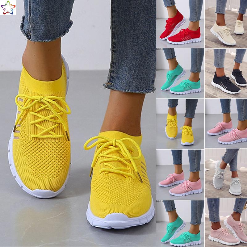 Comfortable Air Mesh Womens Walking Sneakers Lightweight Shoes