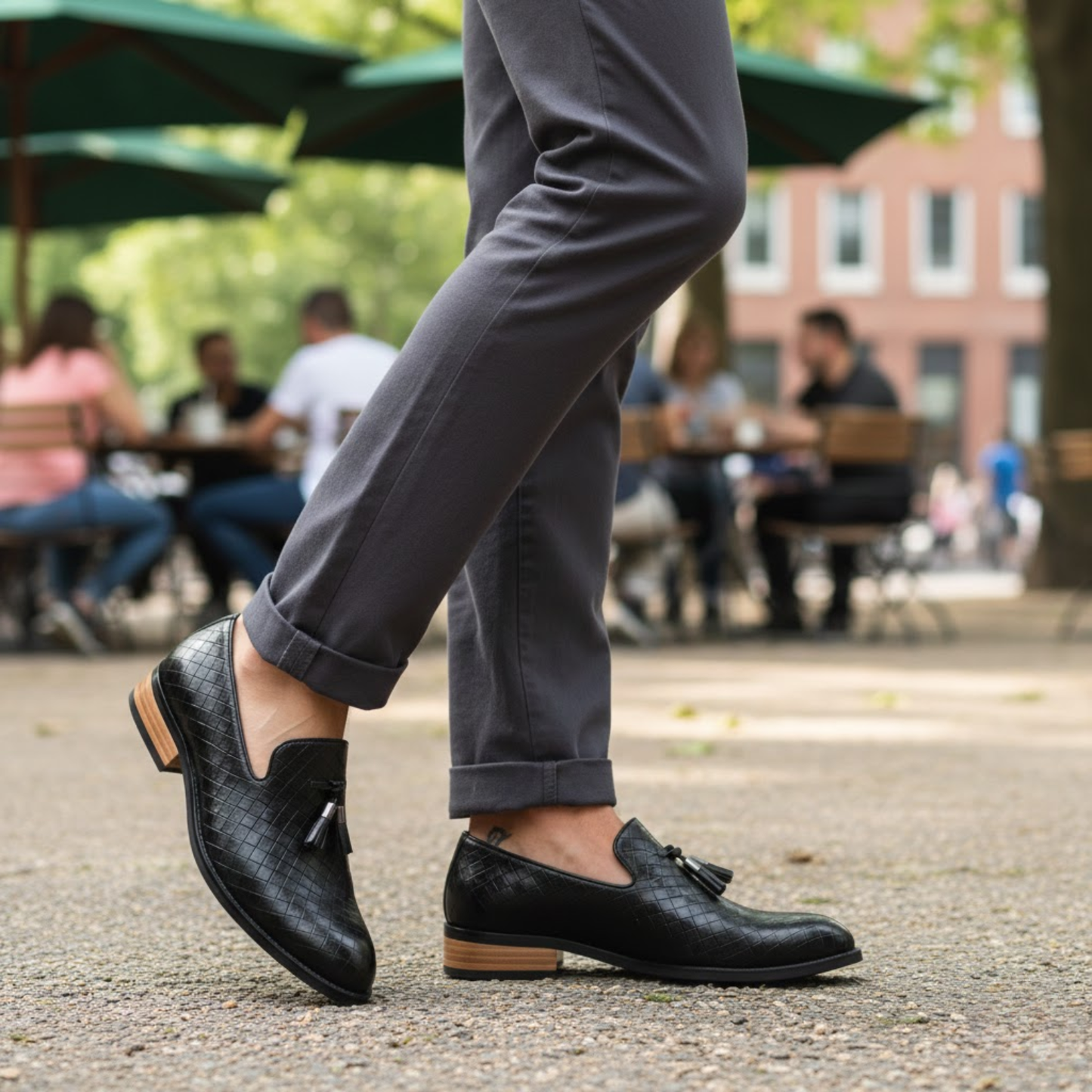 Premium Leather Driving Loafers For Men