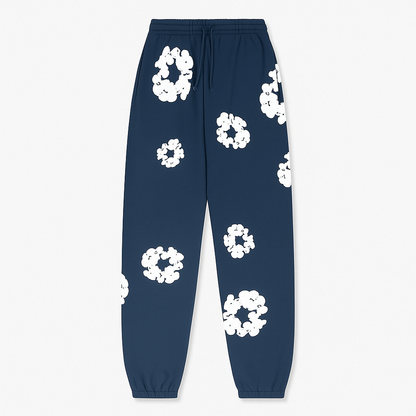 Women's Floral Tracksuit Pants Sweatshirt Set