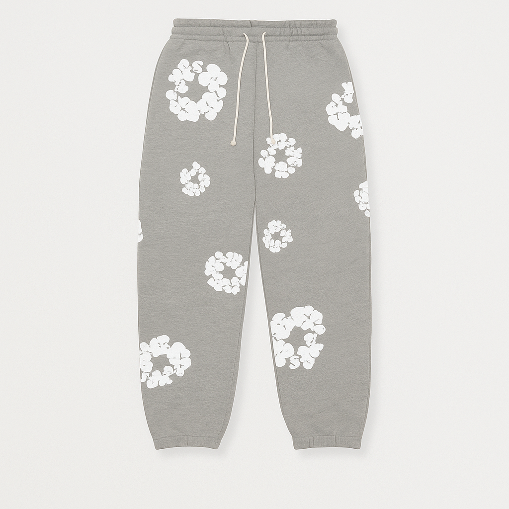 Women's Floral Tracksuit Pants Sweatshirt Set