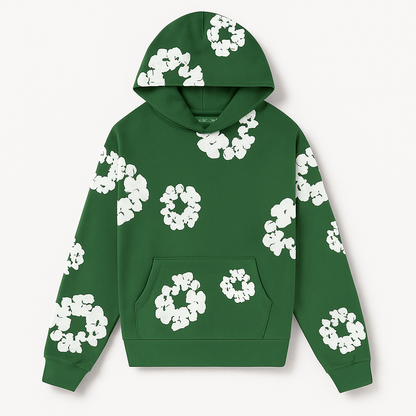 Women's Floral Tracksuit Pants Sweatshirt Set
