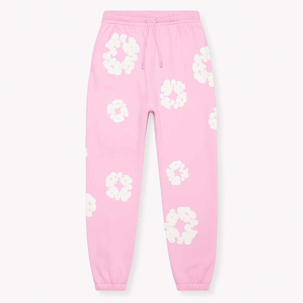 Women's Floral Tracksuit Pants Sweatshirt Set