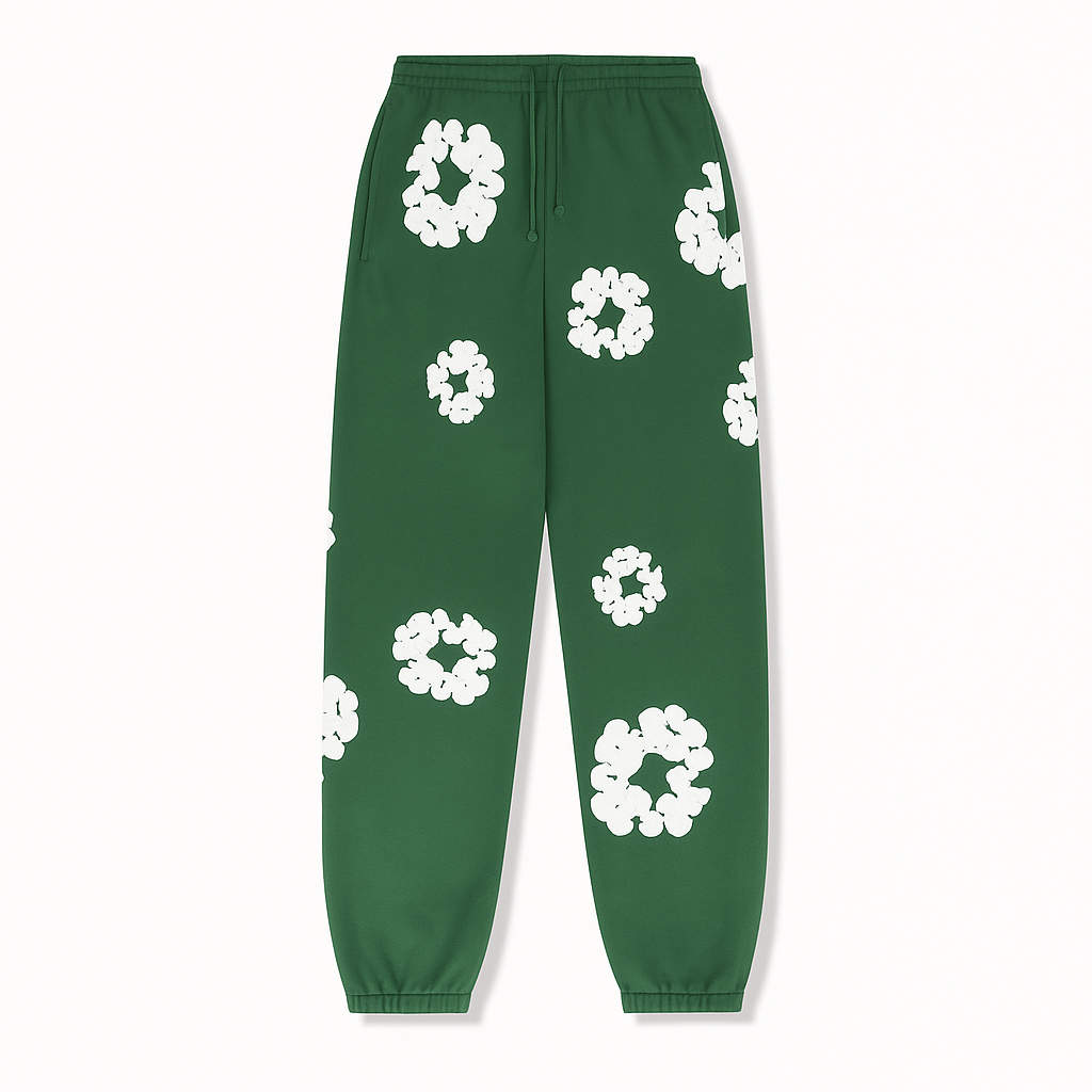 Women's Floral Tracksuit Pants Sweatshirt Set