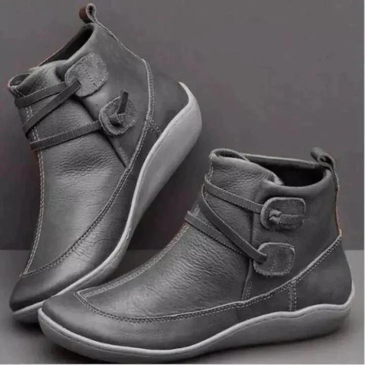 Waterproof Black Ankle Boots for Women – Stylish & Functional-Caliboot