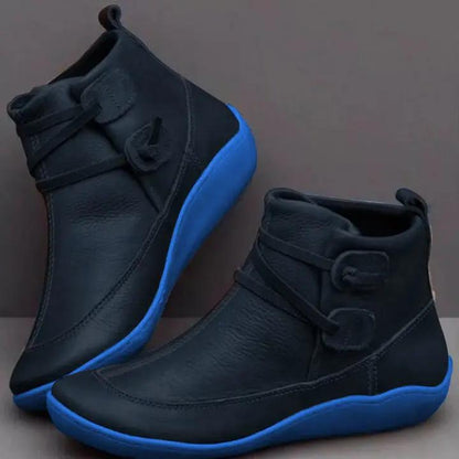 Waterproof Black Ankle Boots for Women – Stylish & Functional-Caliboot