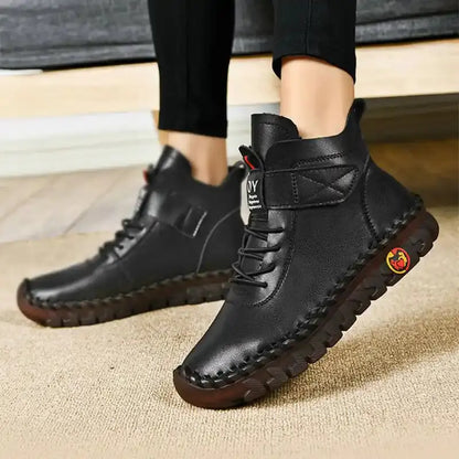 Women's Waterproof Boots Lace-Up Warm Comfortable - VibreMode